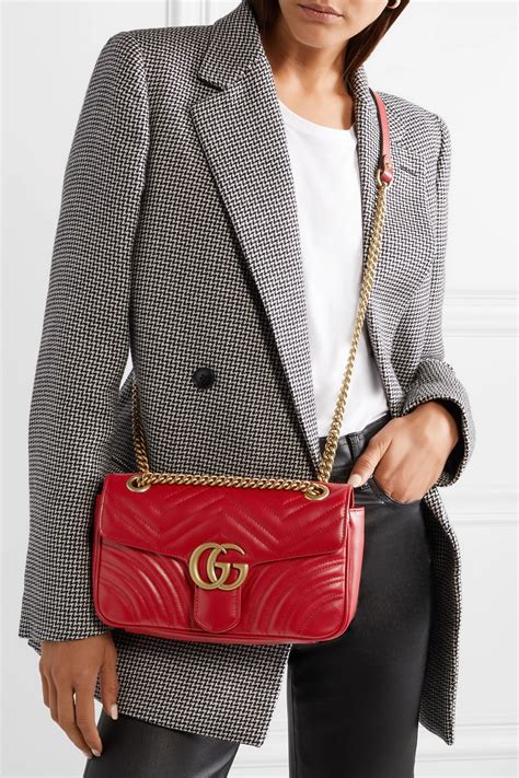 gucci marmont red and black|gucci marmont small shoulder bag.